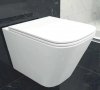AQUAFORM - miska wc GETAFE Rimless z deską duroplastową SLIM wolnoopadającą, kolor biały  CE-MW-002-11-RIM